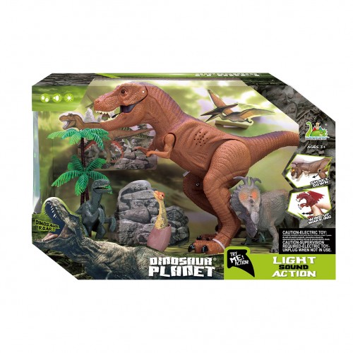 Dinosaur Planet Set With Light And Sound