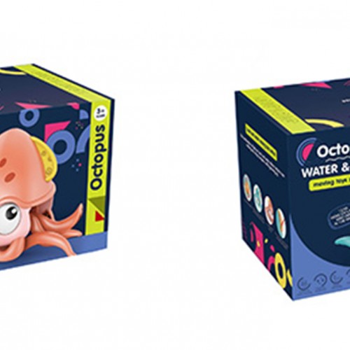 Plastic Bathroom Toys Facilitate Octopus Clockwork Wind Up Animal Amphibious Waterproof Water & Land Octopus Bath Toy