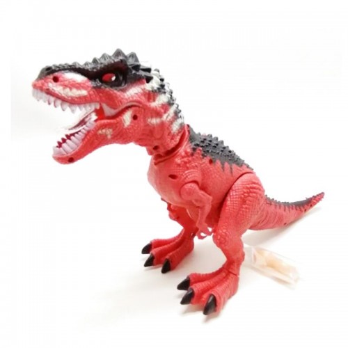 Electronic Dinosaur Toy Realistic Simulated Flame Spray Tyrannosaurus T Rex Walking Figure With Lights And Sound