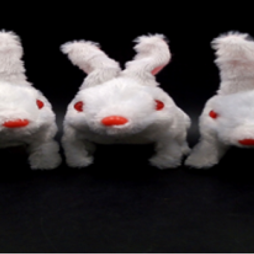 Electric Rabbit Toy Plush Bunny Battery Operated