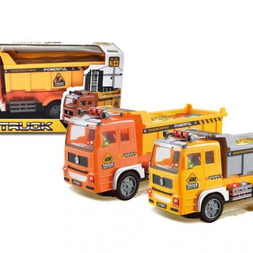 4D Engineering & Construction Truck With Sound and Light - Bump Lorry Construction Toy