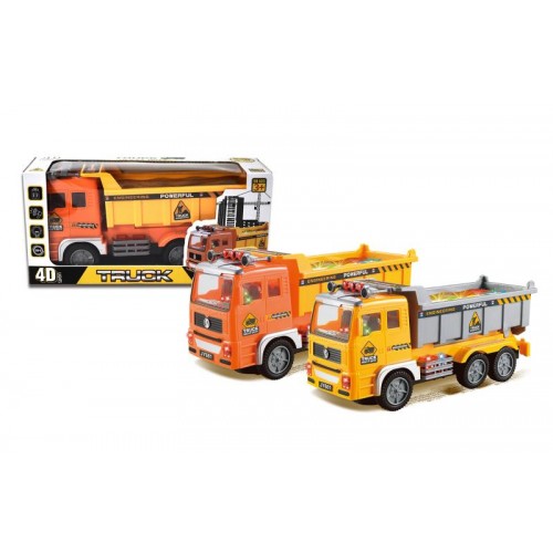 4D Engineering & Construction Truck With Sound and Light - Bump Lorry Construction Toy