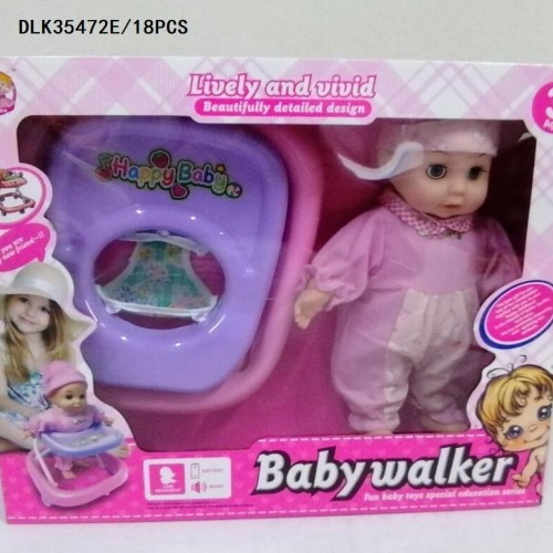 Doll Playtime with Walker & Accessories