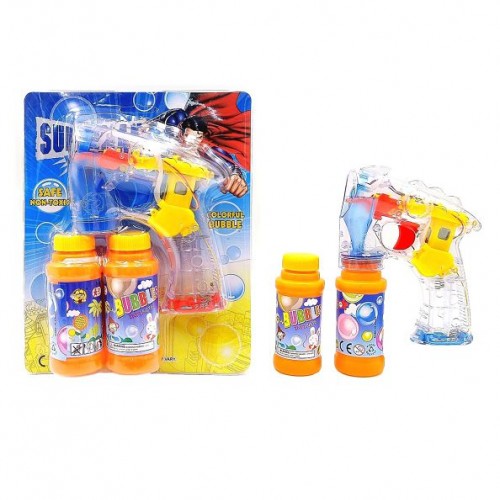 Bubble Gun Toy for Kids with Light & Sound