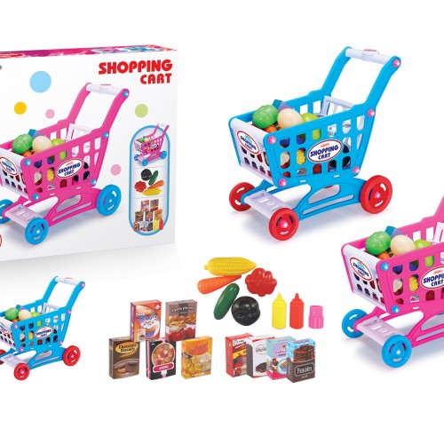 Mini Shopping Cart Trolley Set