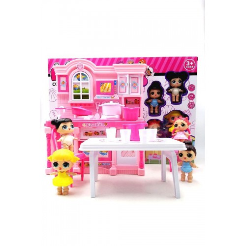 Little Doll Kitchen Play Set