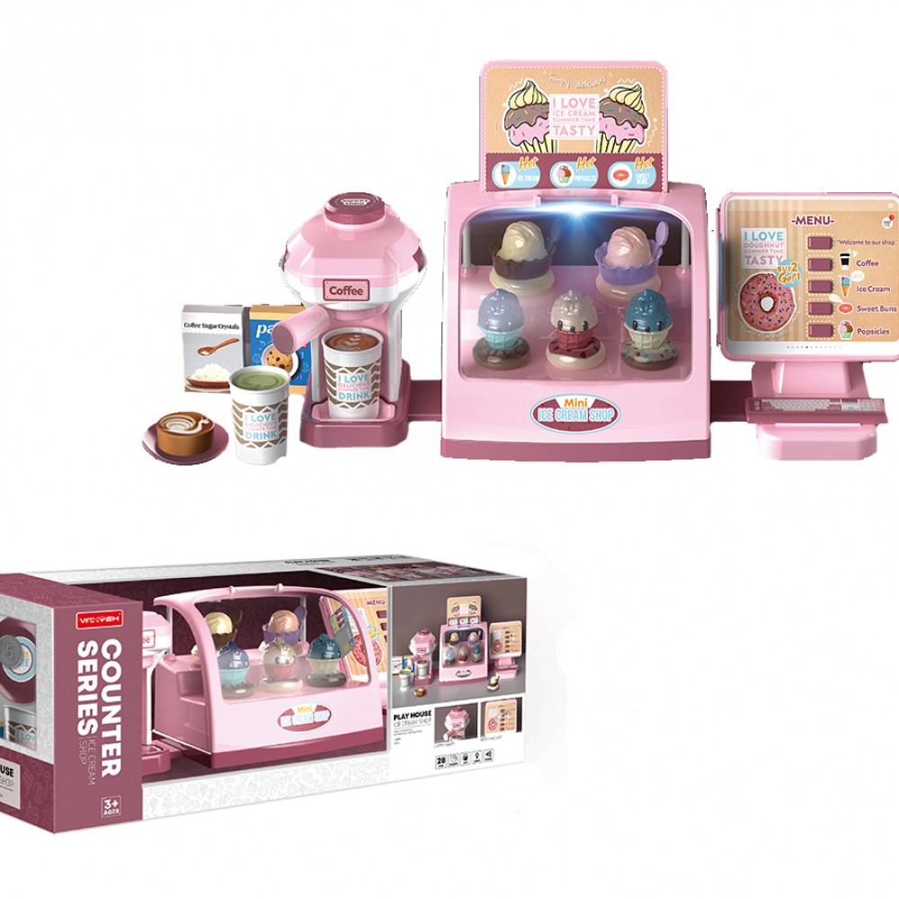 Ice Cream Counter Set Toys