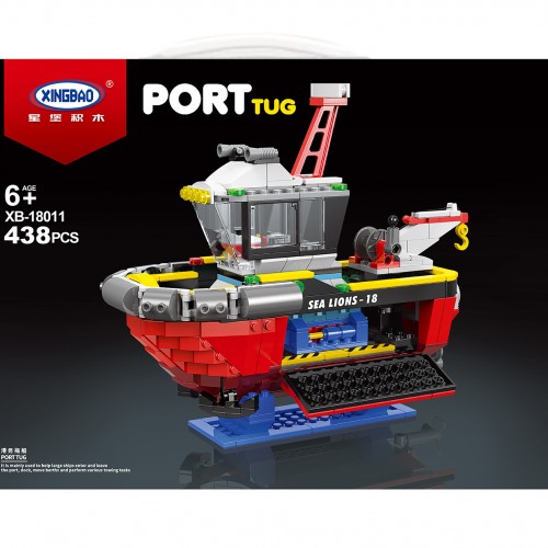 The port tugboat blocks Toys
